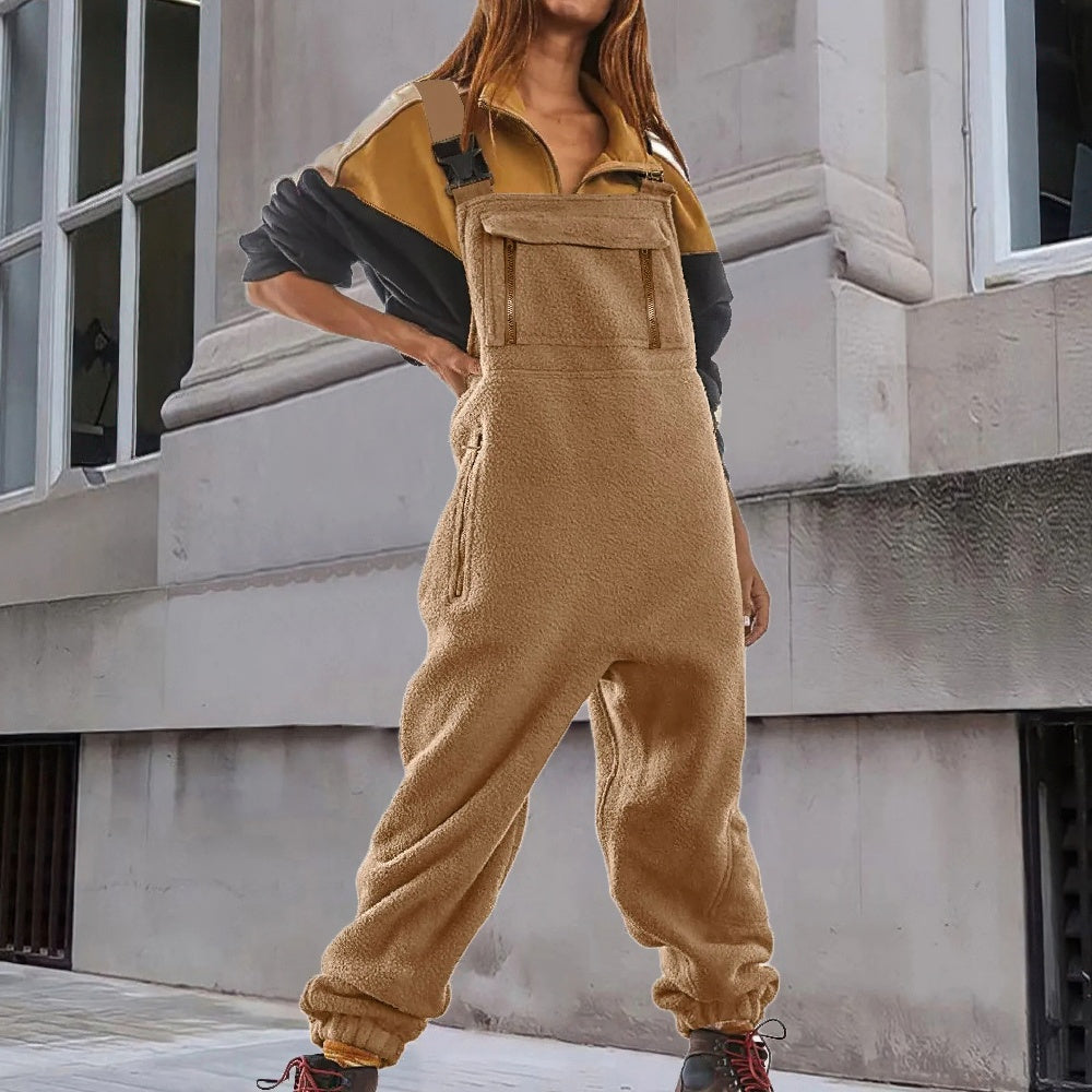 Marie | Verstellbarer Fleece-Overall