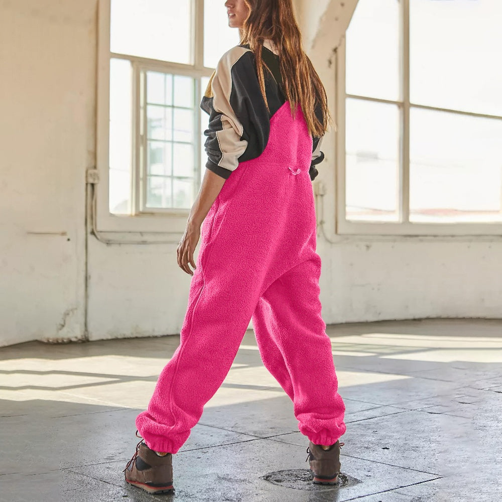 Marie | Verstellbarer Fleece-Overall