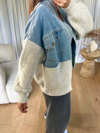 Latté | Jeansjacke pullover