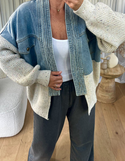 Latté | Jeansjacke pullover